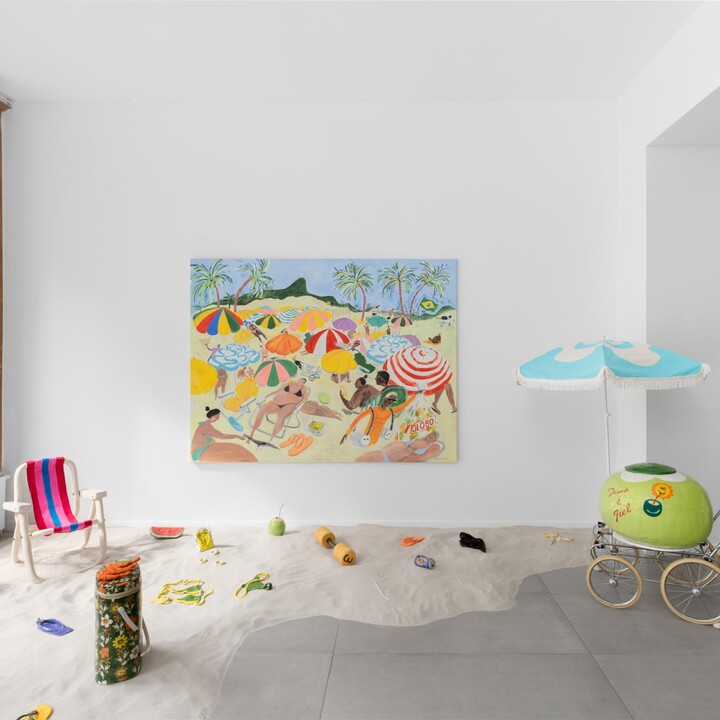 Expo Coco Samba door Philippine d'Otreppe in EDJI Gallery Brussel
