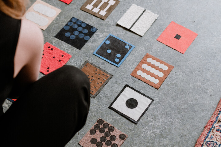 Atelier van Margot Van den Berghe. Foto door Evenbeeld.