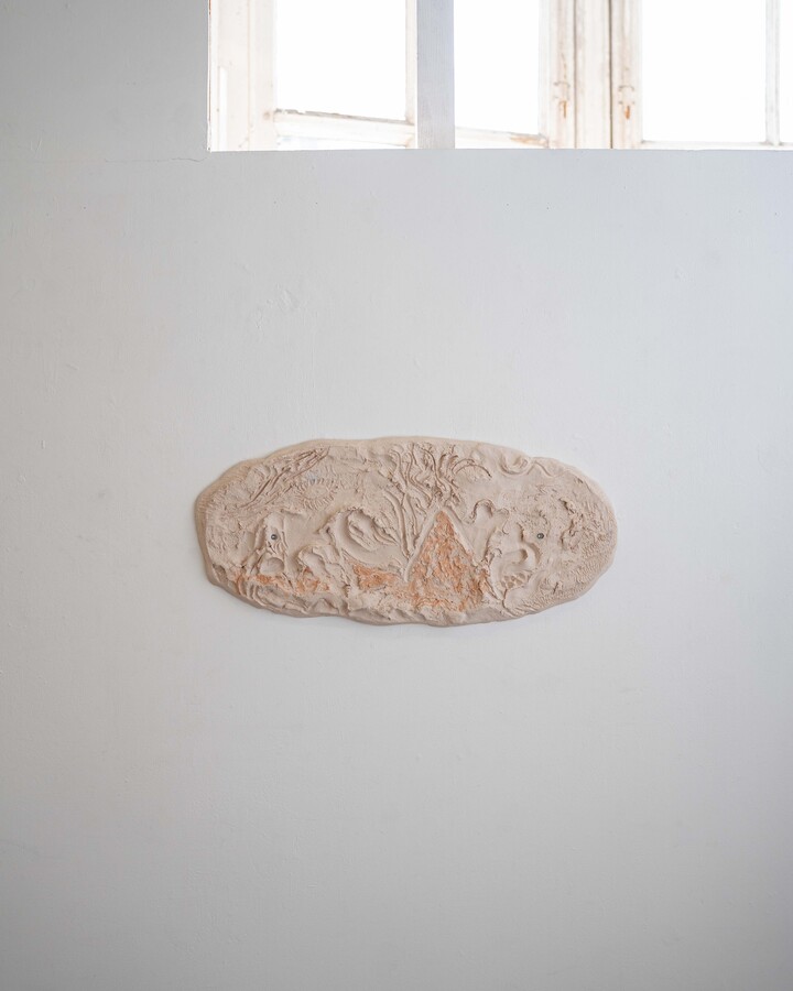 Werk van Lyra Oey op de HUP 02 expo in BLANCO Gent
