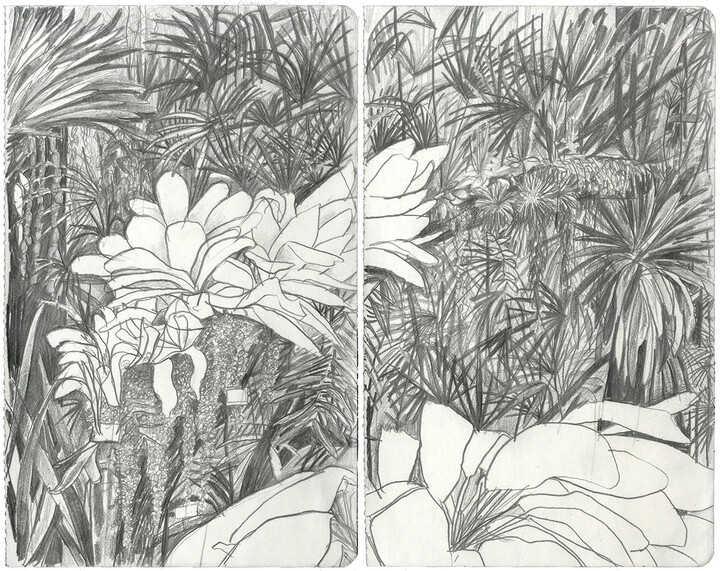 2016 Tekening Victoriakas GUM Gent Nr.18A & 19A_ 148 x 920 mm _ deel van 40 tekeningen naar waarneming als basis voor afstudeer project 'Greenhouse Victoria' 2.jpg