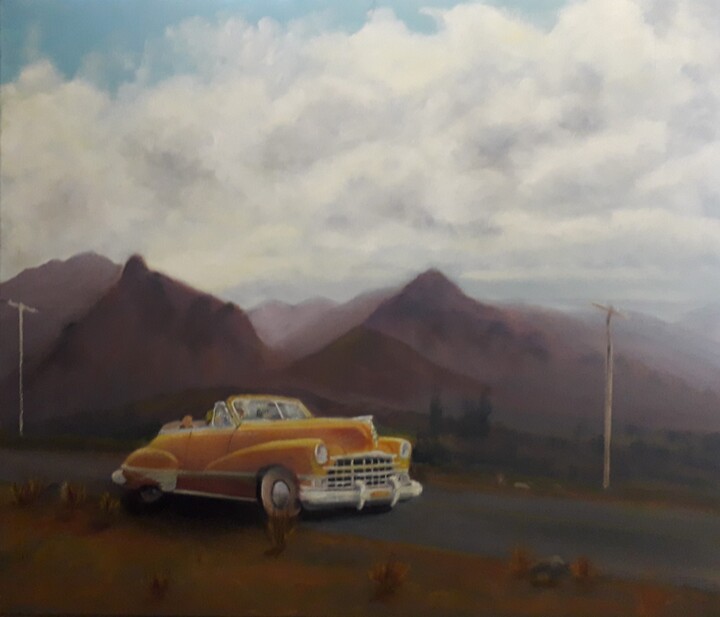      the yellow car