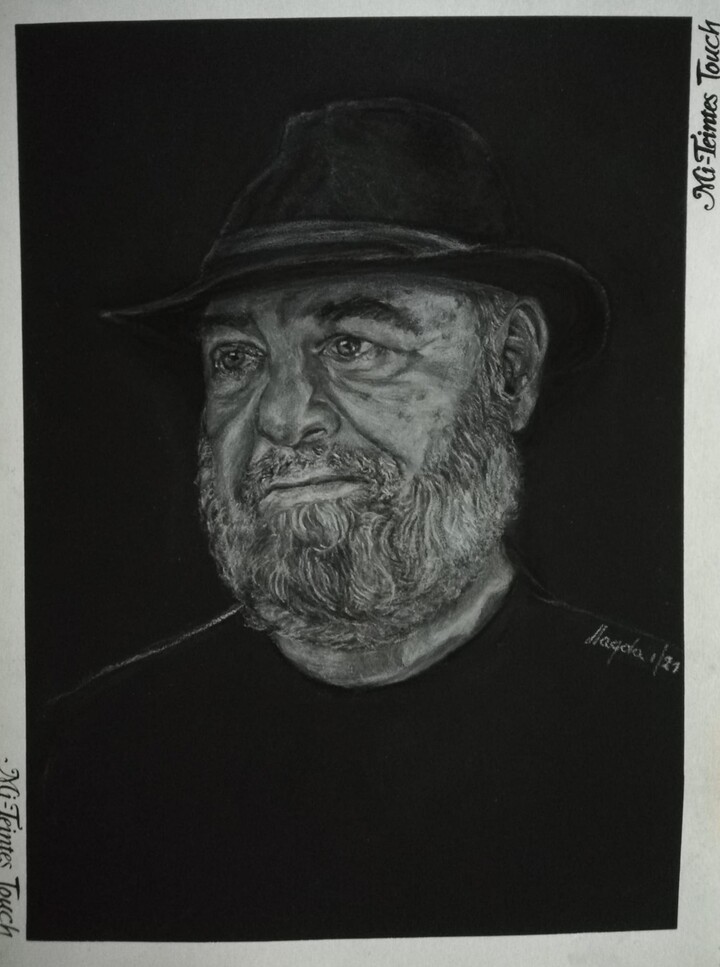Portret van een karakter'kop'