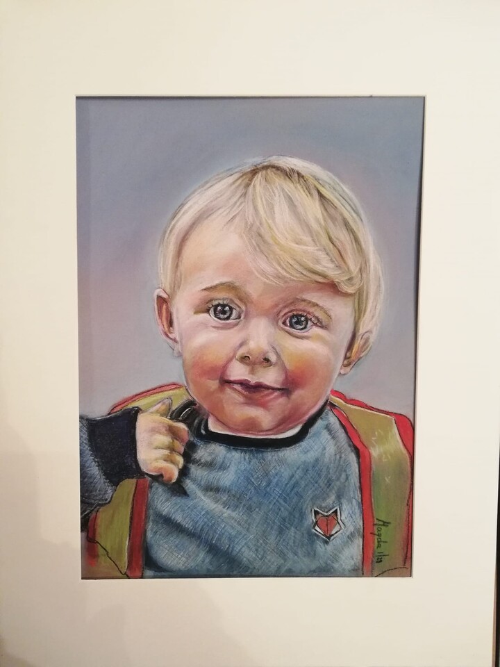 Portret van Max, de kleine deugniet met fonkelende oogjes
