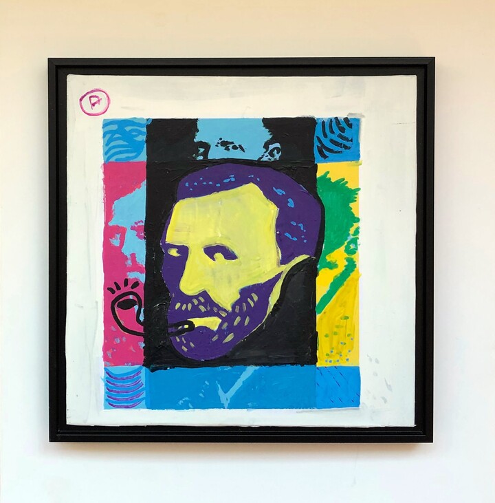 van gogh with pipe