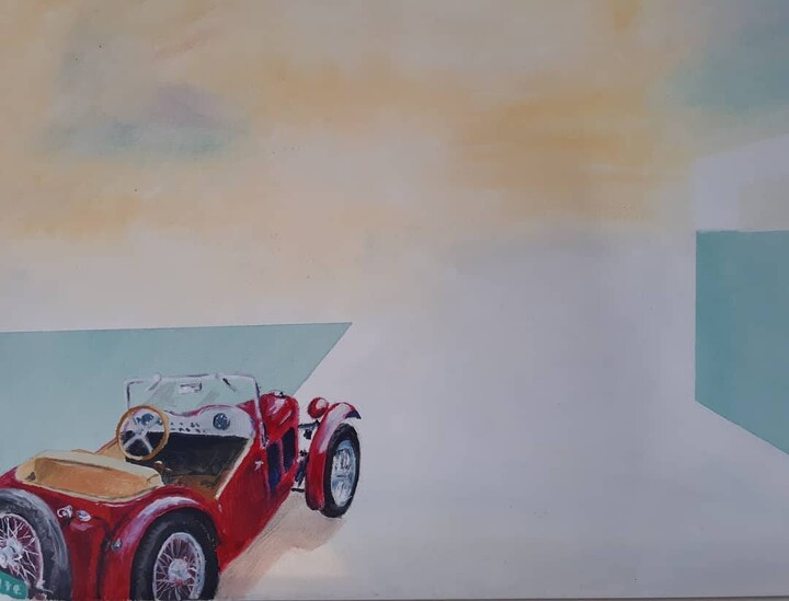 1933 MG at midday