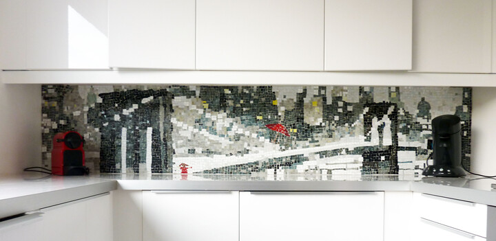 Brooklin Bridge (kitchen backsplash)