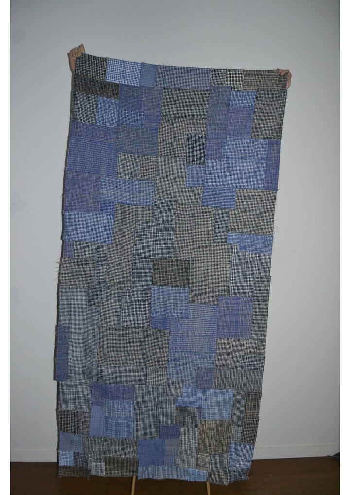 Palimpsest I (Blue Grid)