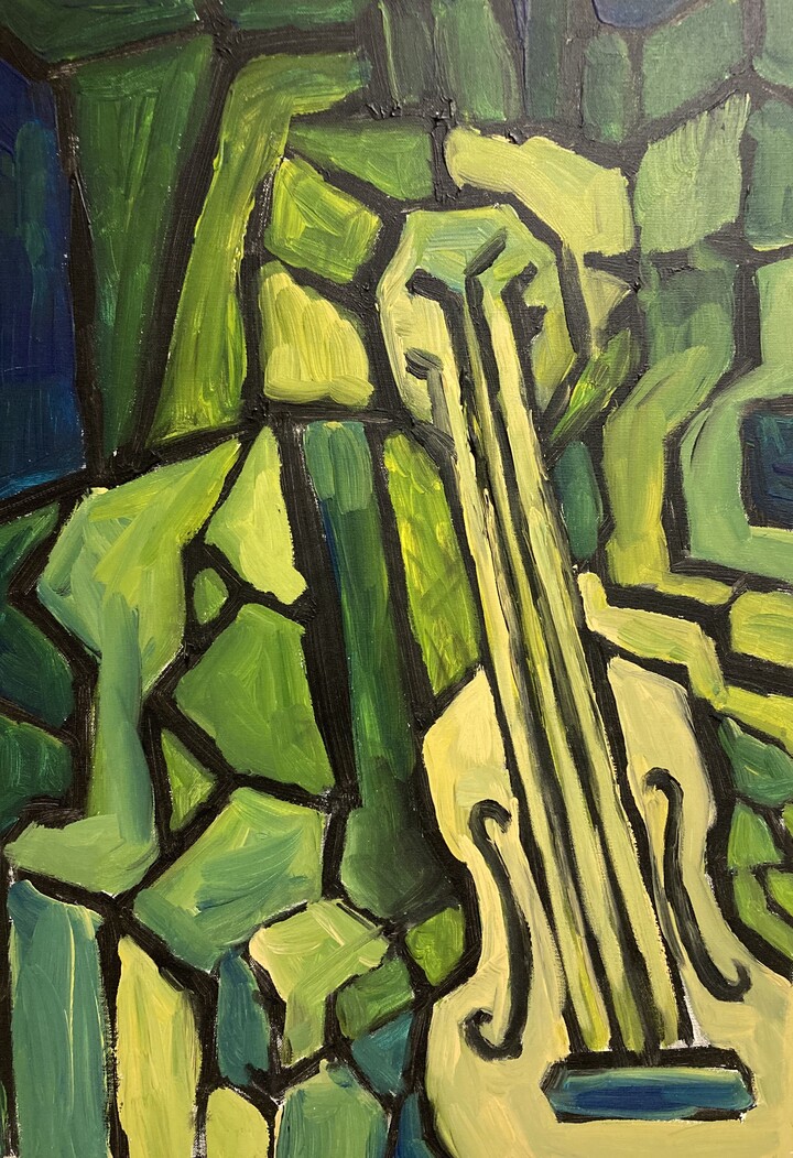 abstract schilderij