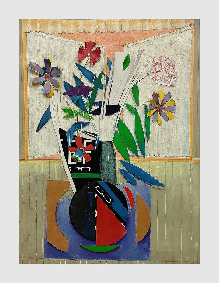 Vase & flowers