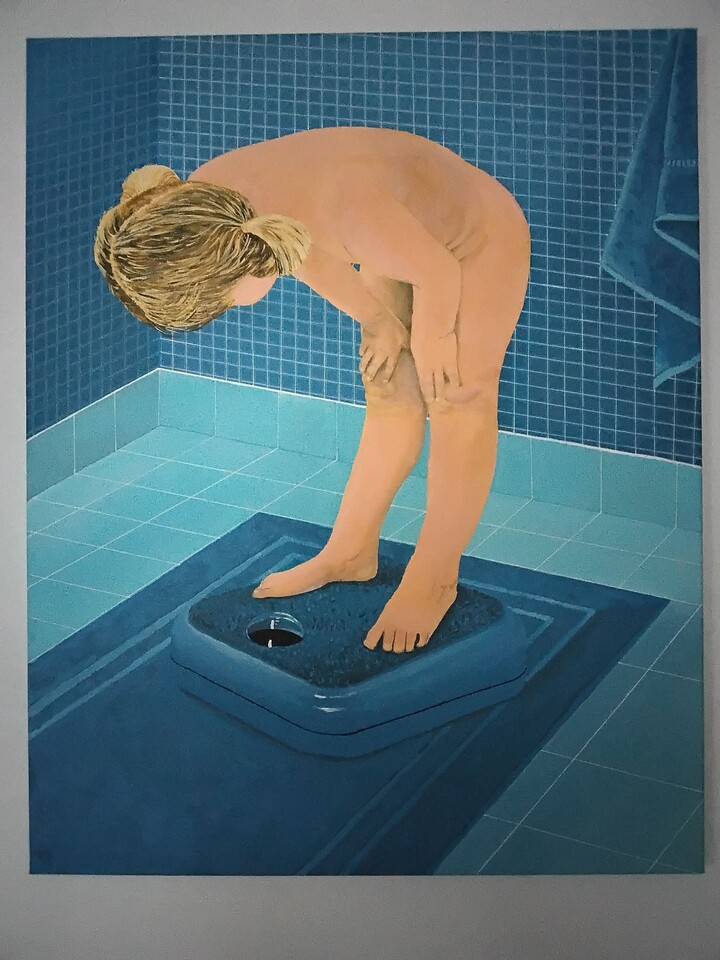Girl in the bathroom