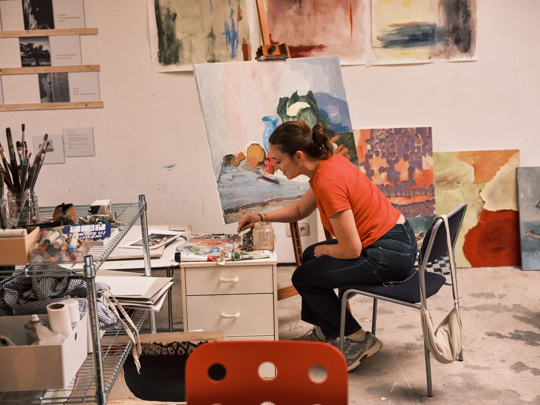 Atelier in beeld in Antwerpen, foto door Josefien Tondeleir