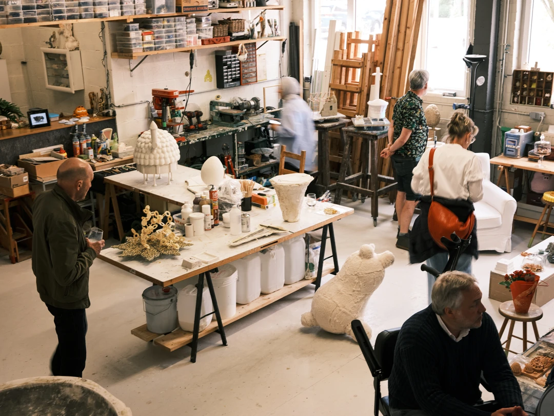 Nel Bonte tijdens Atelier in beeld, foto door Josefien Tondeleir