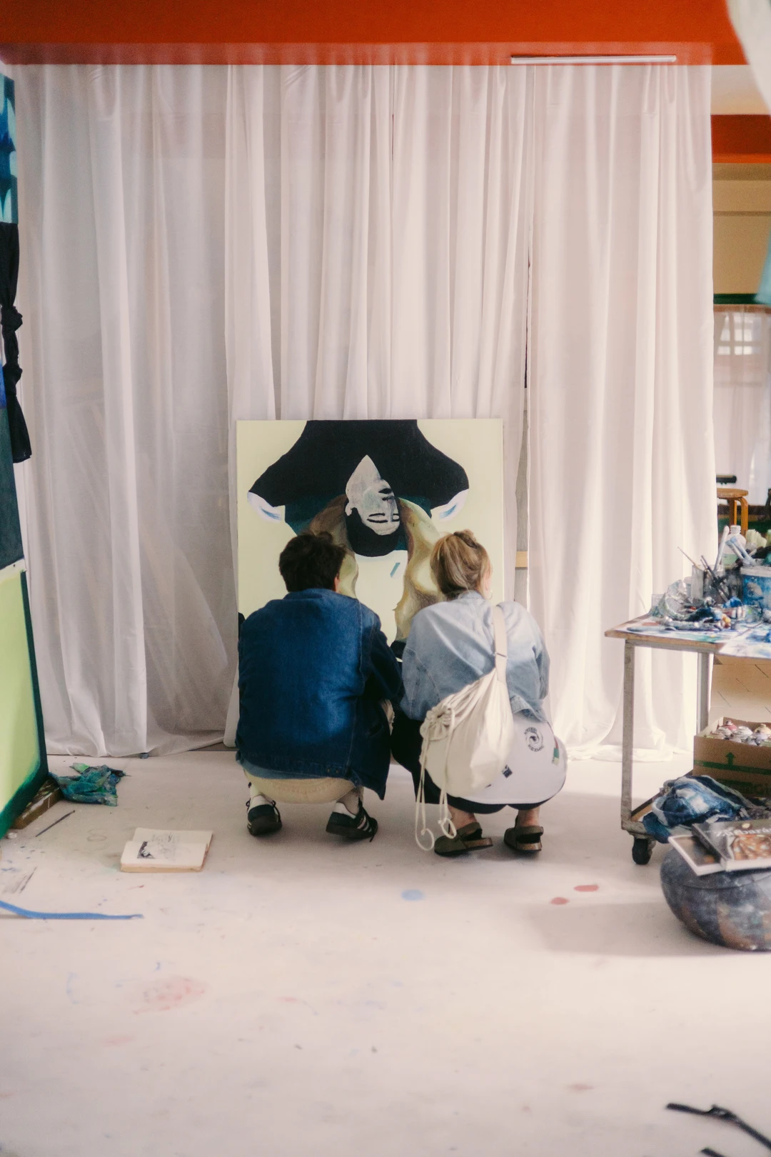 Atelier van Marilou Dejans tijdens Atelier in beeld