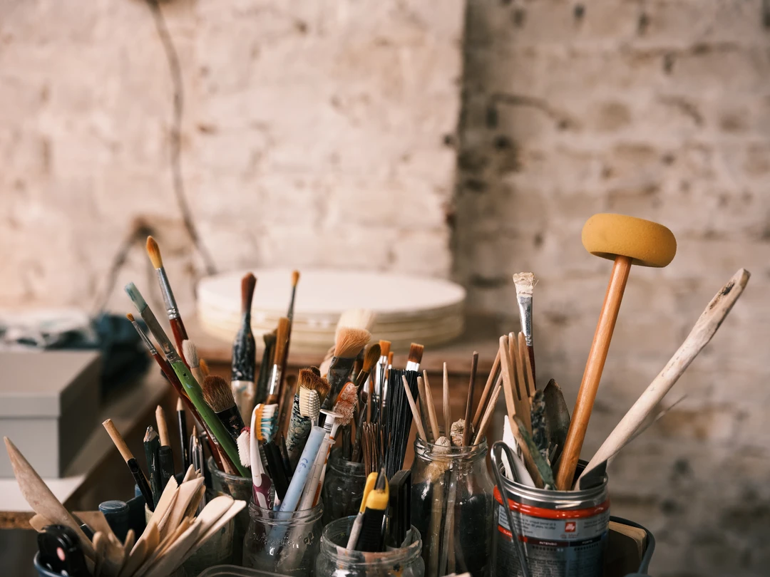 Atelier van Denise Hermo, foto door Josefien Tondeleir 